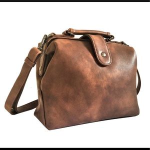 Handmade Vegan Leather Doctor Purse